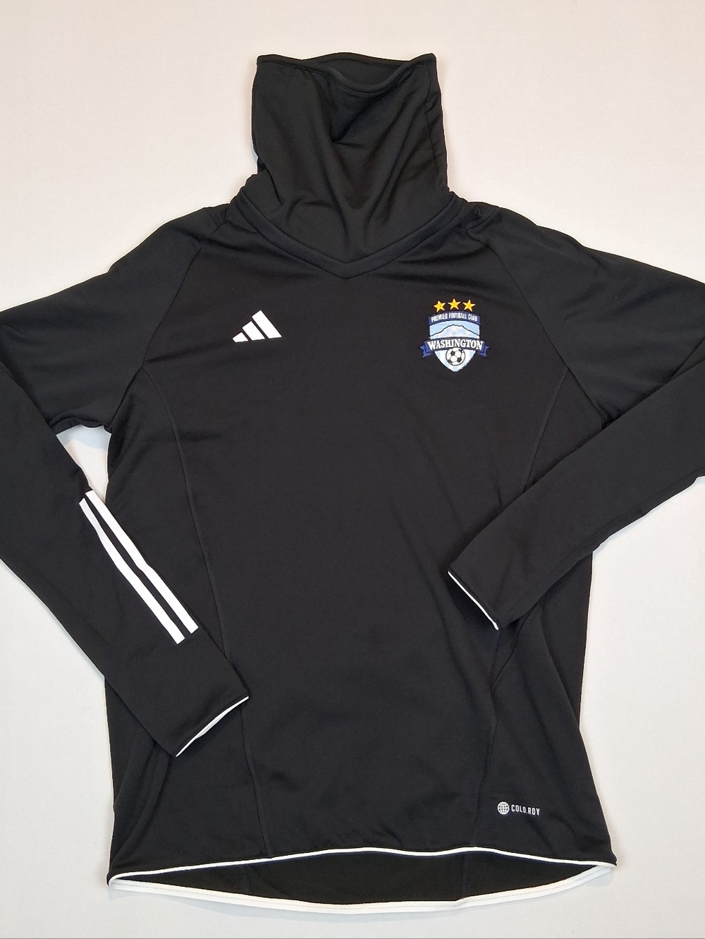 Adidas Tiro 23 Pro Top Mens Size XL Black Washington Premier FC NEW Turtle Neck